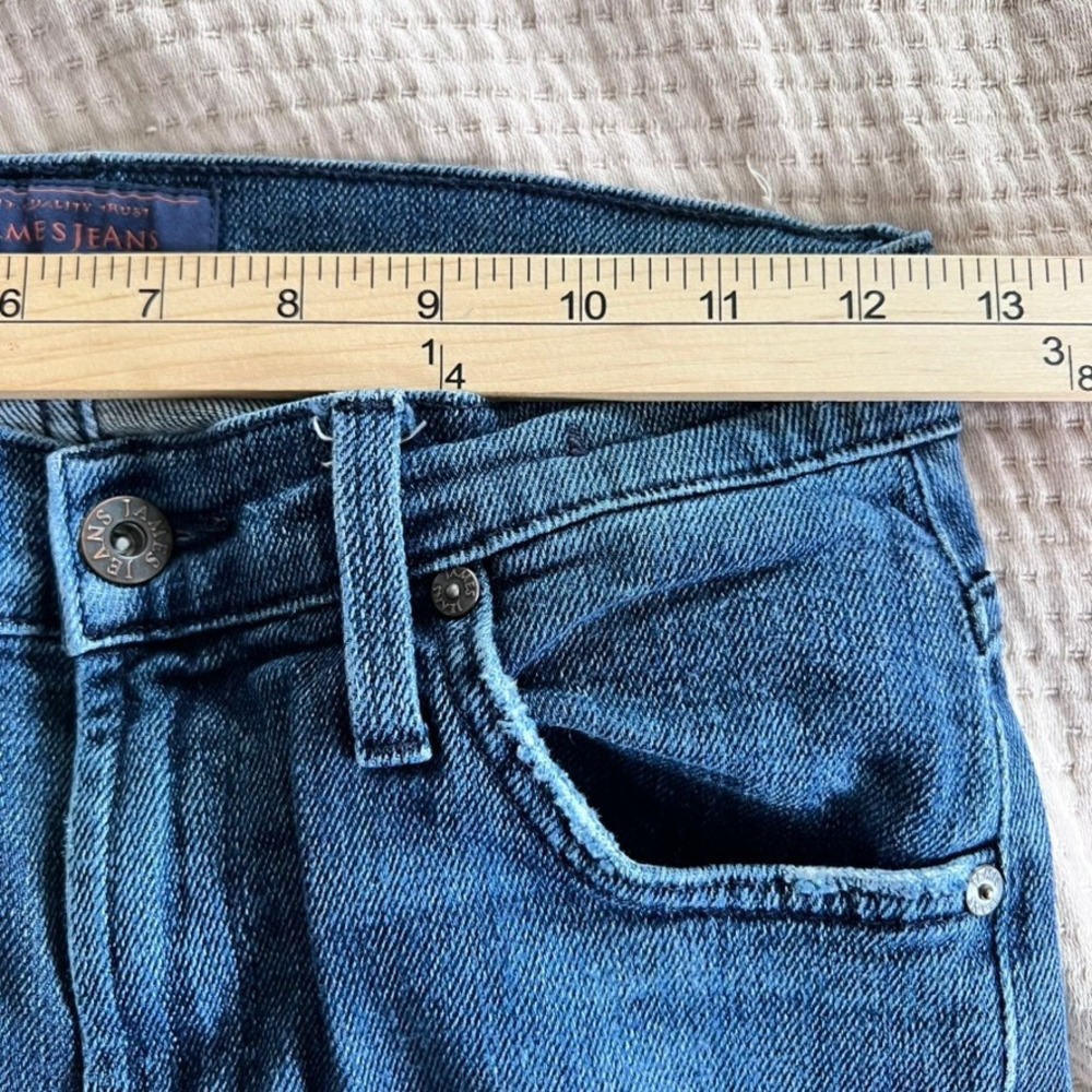 James Jeans Women's Skinny Jeans Blue Wash Stretch Denim Size 26 James Twiggy - Picture 11 of 13